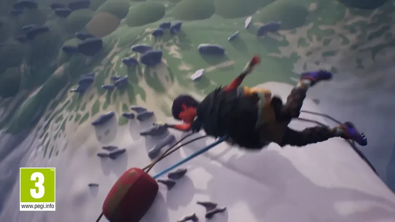Age rating in the Jusant launch trailer