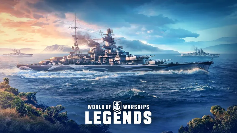 World of Warships: Legends – Behind the scene — key art
